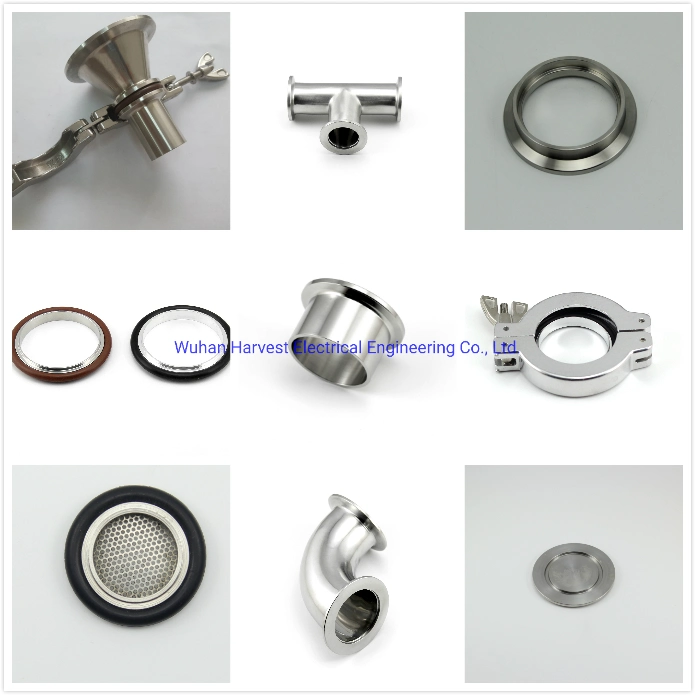 OEM Vacuum Fitting ISO-K 4-Way Cross Adapter Concentric Reducer SS304 ISO Reducing Cross