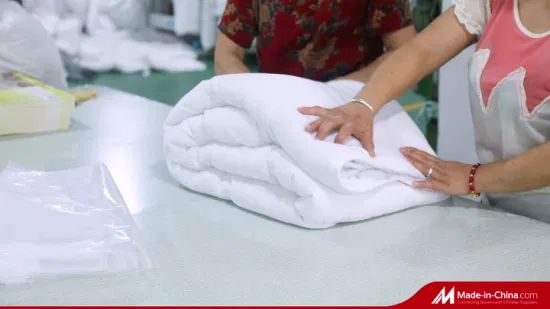 Juego de sábanas, fundas de almohada y fundas huecas siliconadas 3D con relleno de fibra de poliéster hipoalergénico de alta calidad, edredón blanco